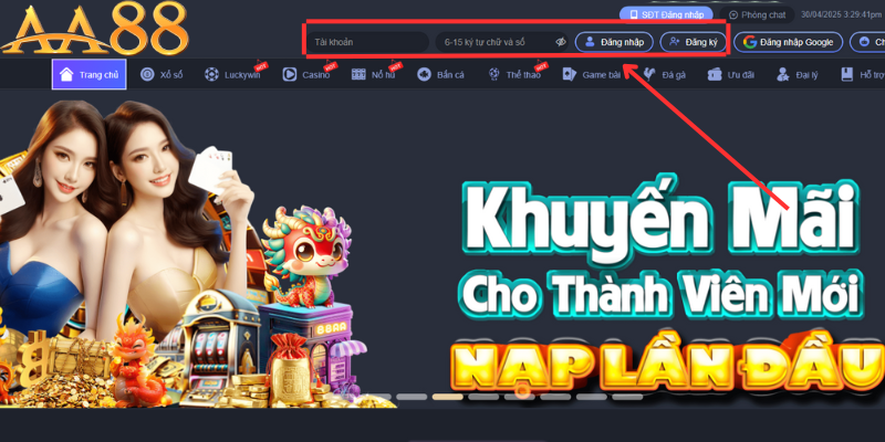 Các bước chuẩn bị trước khi đăng ký aa88